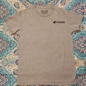 COSTA Like NEW Men's Small Gray Short Sleeve